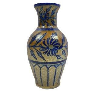 VINTAGE glazed ceramic vase